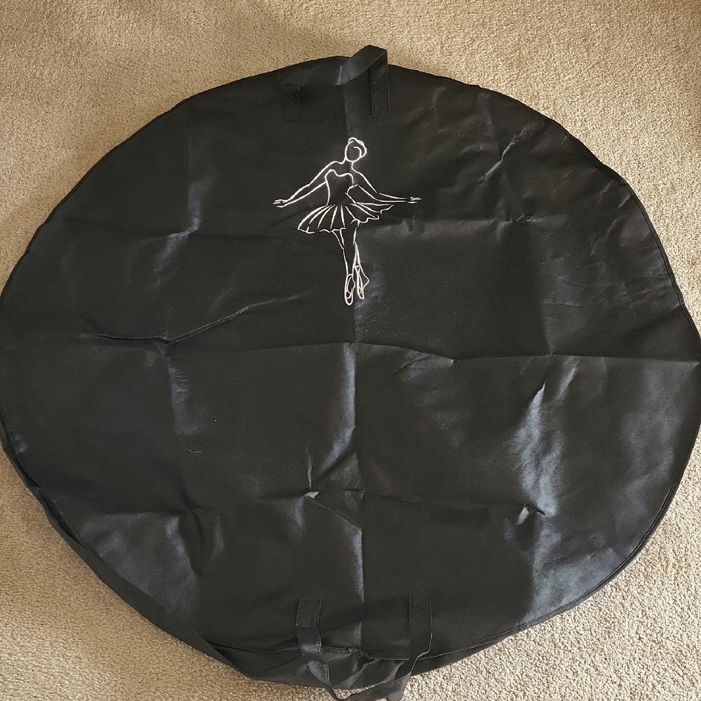 Black Tutu Garment Bag with Ballerina Design